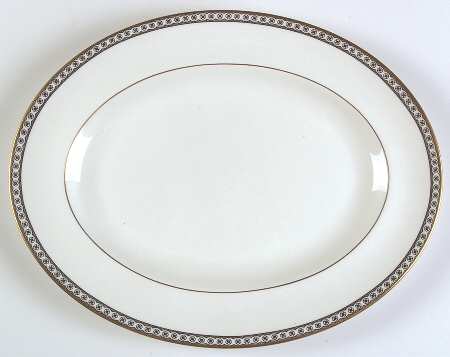 Ulander Black 13" Oval Serving Platter