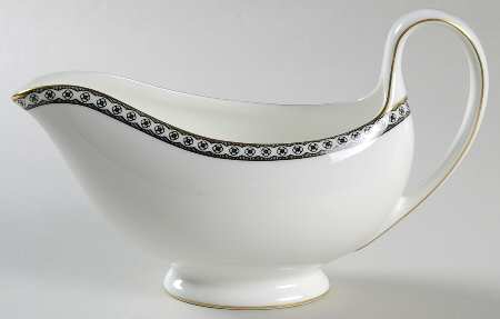 Ulander Black Gravy Boat