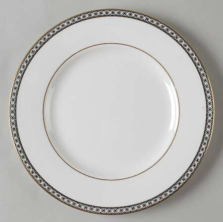 Ulander Black Luncheon Plate