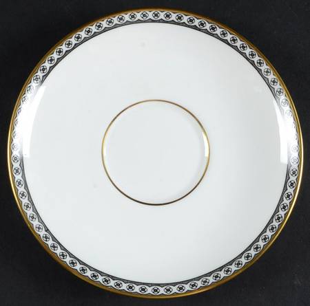 Ulander Black Saucer for Footed Cream Soup Bowl