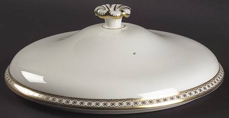 Ulander Gold Lid for Round Vegetable