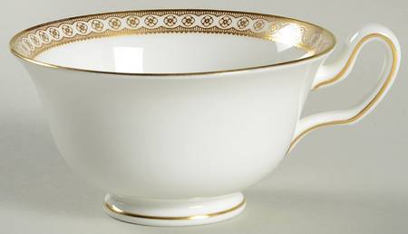 Ulander Gold Peony Shape Footed Cup