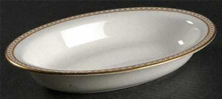 Ulander Gold 10" Oval Vegetable Bowl