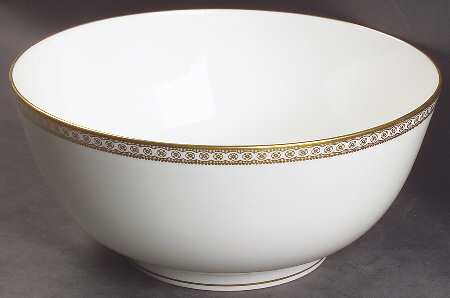 Ulander Gold 9" Salad Serving Bowl