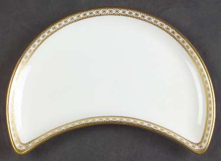Ulander Gold Crescent Salad Plate