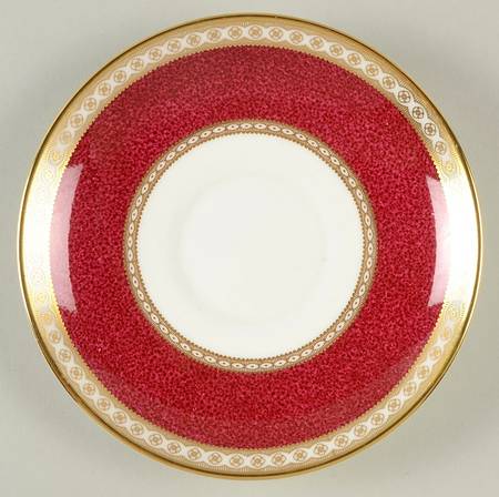 Ulander Powder Ruby Saucer for Bond Shape Demitasse Cup
