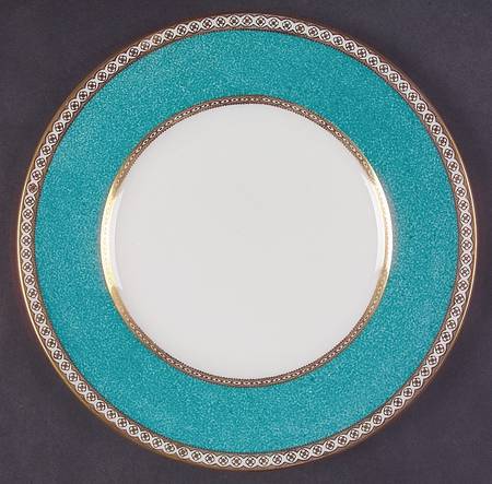 Ulander Powder Turquoise Luncheon Plate