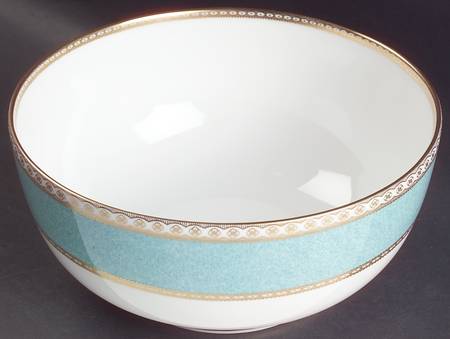 Ulander Powder Turquoise 8" Salad Serving Bowl