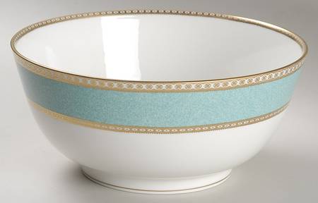 Ulander Powder Turquoise 9" Salad Serving Bowl