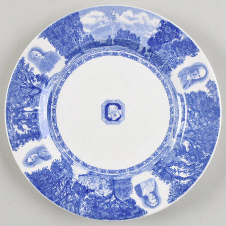 University of California Blue Salad Plate