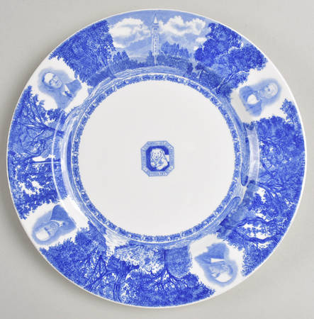 University of California Blue Salad Plate