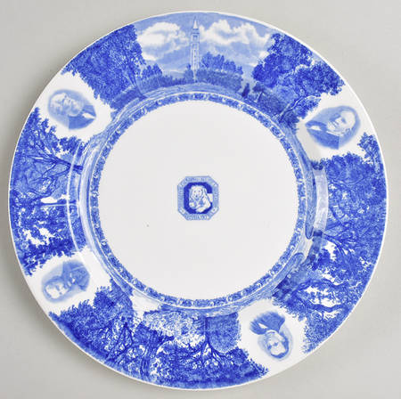 University of California Blue Salad Plate