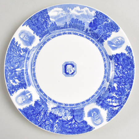 University of California Blue Salad Plate