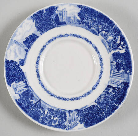 University of California Blue Saucer for Flat Demitasse Cup