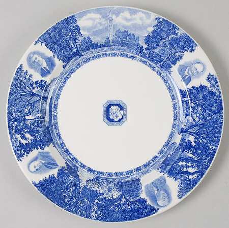 University of California Blue Salad Plate