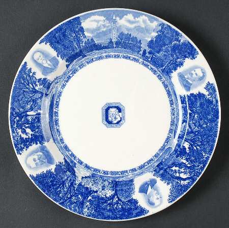 University of California Blue Salad Plate