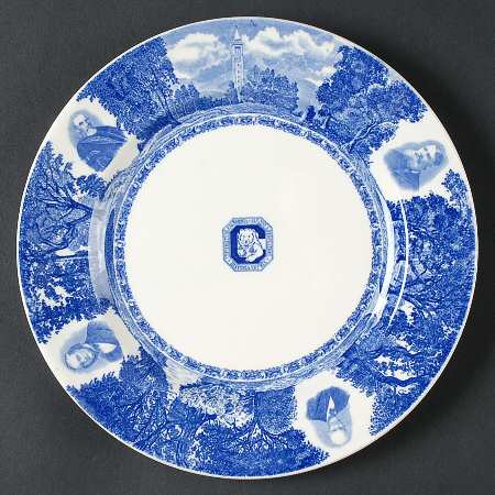 University of California Blue Salad Plate