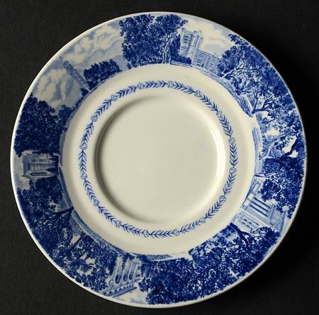 University of California Blue Saucer for Flat Demitasse Cup