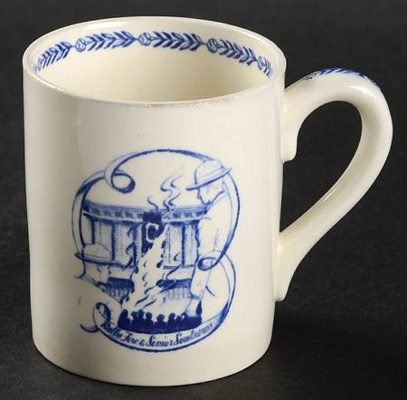 University of California Blue Flat Demitasse Cup