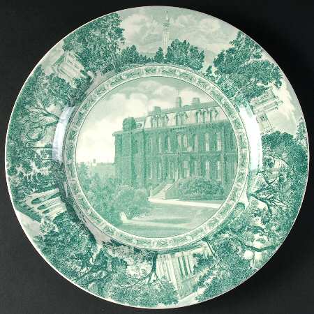 University of California Green Dinner Plate