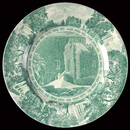 University of California Green Dinner Plate
