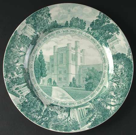 University of California Green Dinner Plate