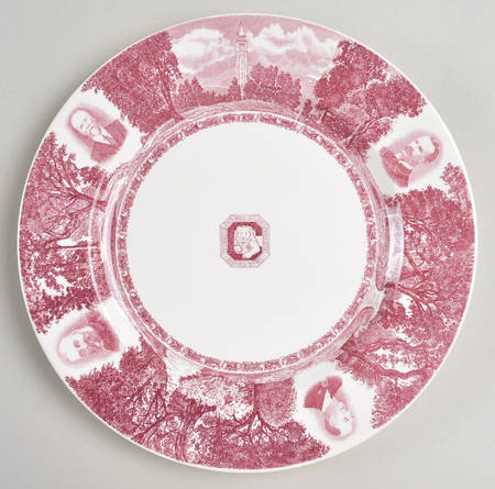 University of California Mulberry Salad Plate