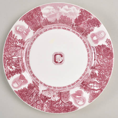 University of California Mulberry Salad Plate