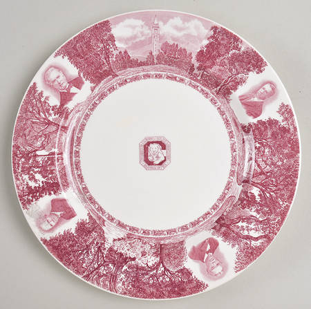 University of California Mulberry Salad Plate