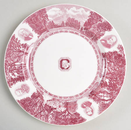 University of California Mulberry Salad Plate