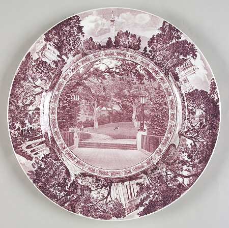 University of California Mulberry Dinner Plate