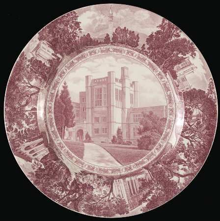 University of California Mulberry Dinner Plate