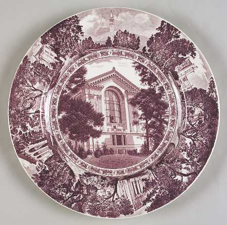 University of California Mulberry Dinner Plate