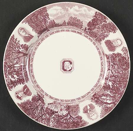 University of California Mulberry Salad Plate