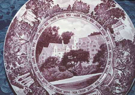 University of California Mulberry Dinner Plate
