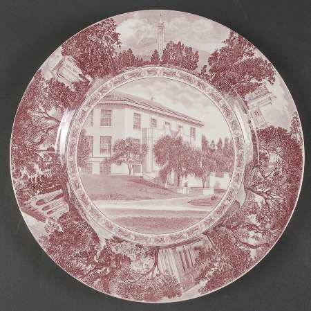 University of California Mulberry Dinner Plate