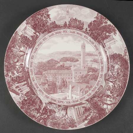 University of California Mulberry Dinner Plate