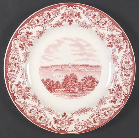 Union College Red Dinner Plate