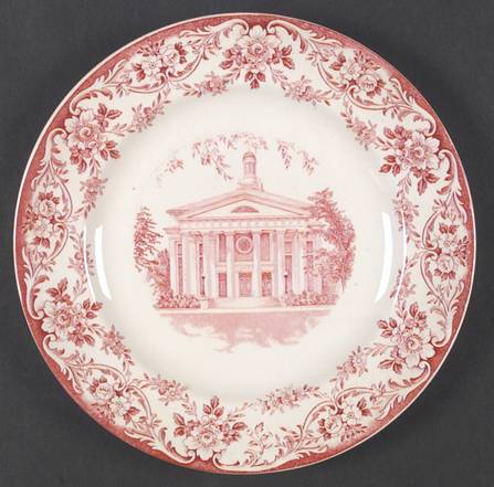 Union College Red Dinner Plate by Wedgwood