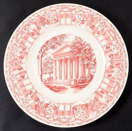 University of Georgia Pink Dinner Plate
