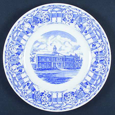 University of Georgia Blue Dinner Plate