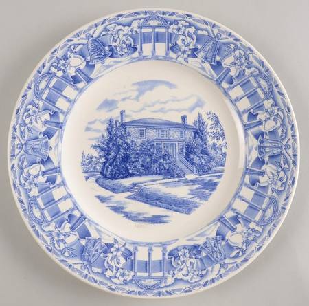 University of Georgia Blue Dinner Plate