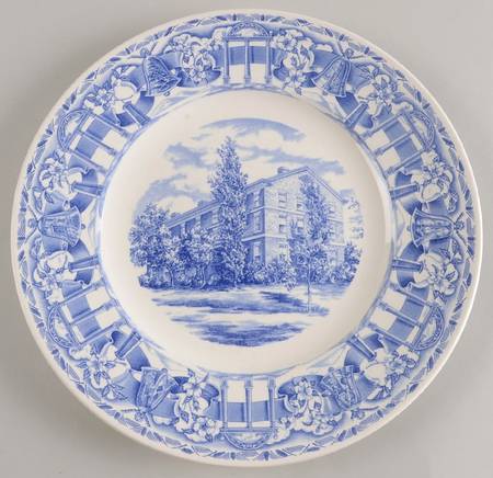 University of Georgia Blue Dinner Plate