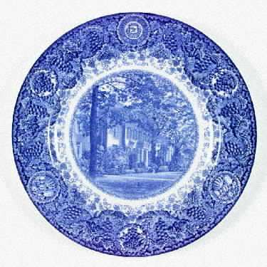 University of Michigan Blue Dinner Plate