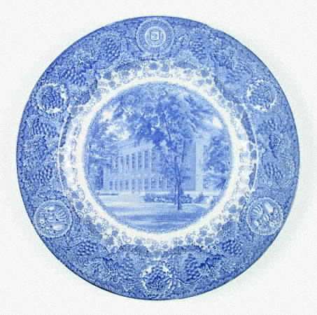 University of Michigan Blue Dinner Plate