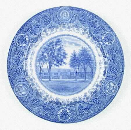University of Michigan Blue Dinner Plate