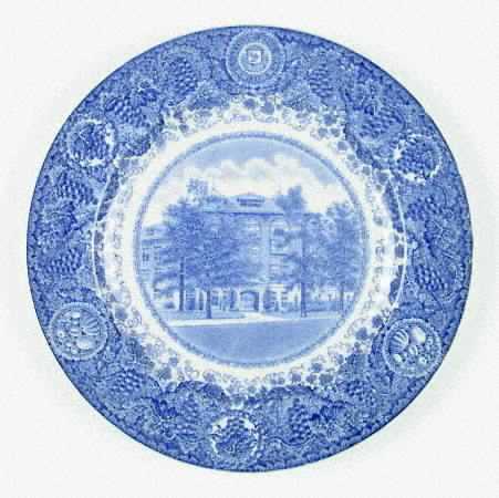 University of Michigan Blue Dinner Plate