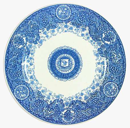 University of Michigan Blue Luncheon Plate