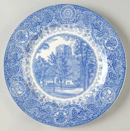 University of Michigan Blue Dinner Plate