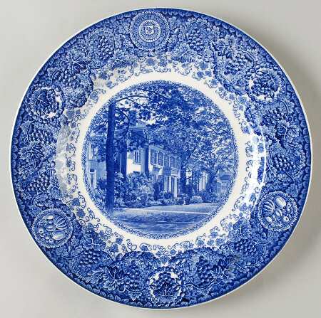 University of Michigan Blue Dinner Plate